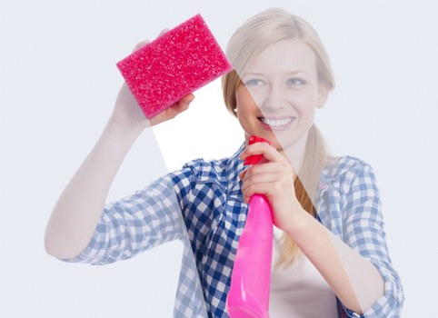 Cleaning stairs and hallways in a Crystal Palace property